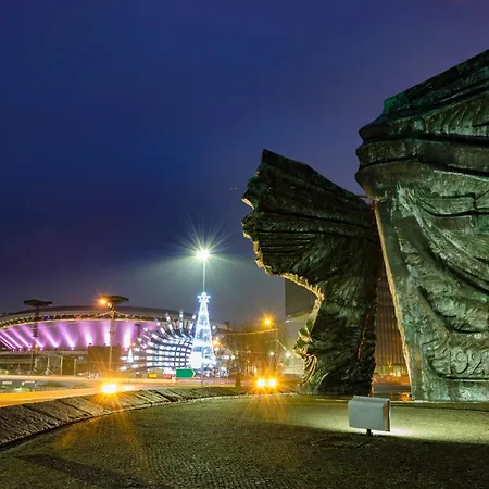 Апартаменты Urban Premium Global 25th Floor No 10, Free Garage, Self Check-in, No Deposit Катовице